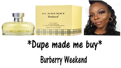 burberry weekend dupe